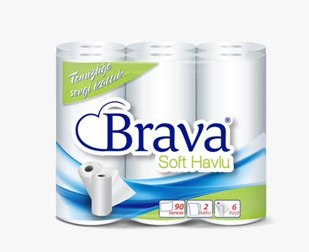 Kağıt Havlu 6 Rulo | Kar-253